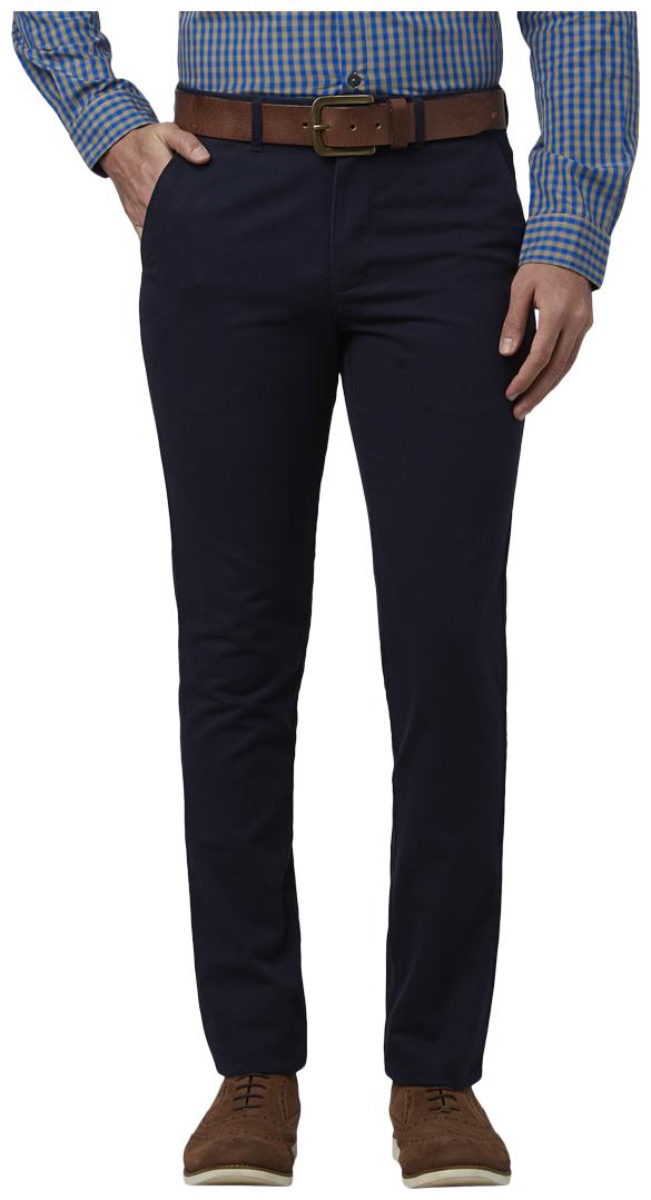 

Park Avenue Men Black Solid Regular fit Regular trousers
