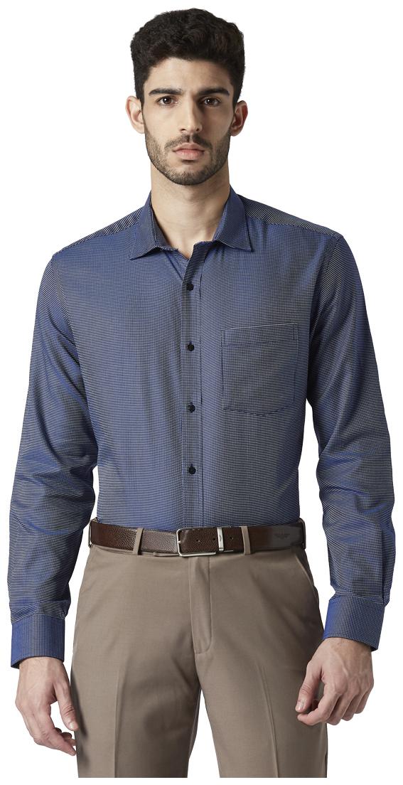 

Park Avenue Men Regular fit Formal Shirt - Blue