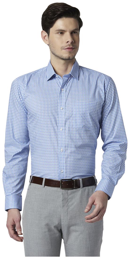 

Park Avenue Men Regular fit Formal Shirt - Blue