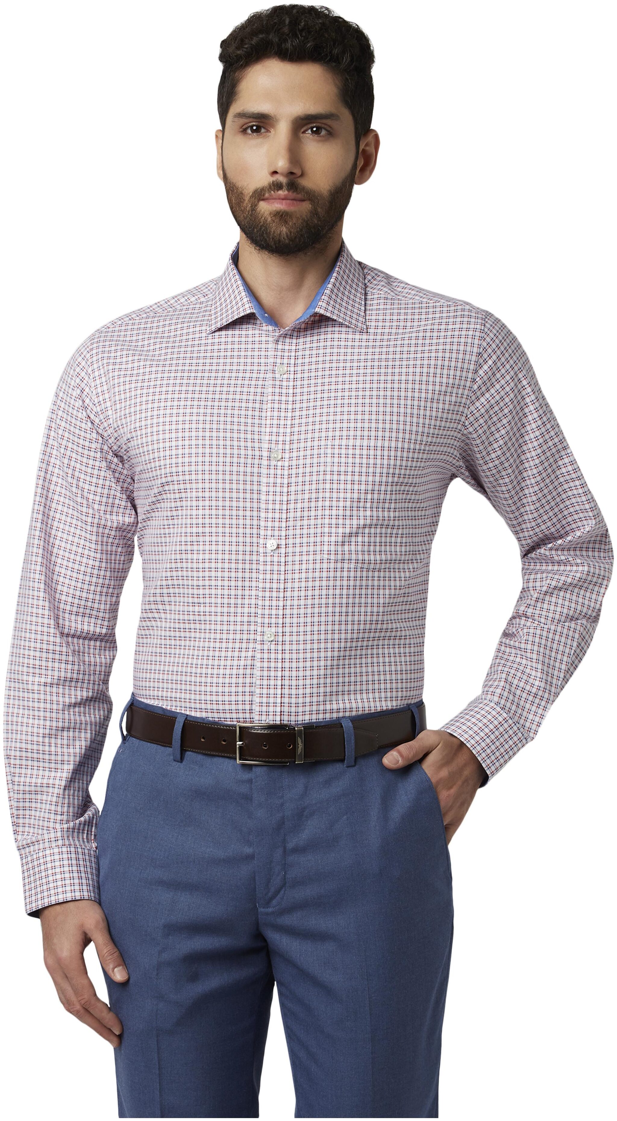 

Park Avenue Men Regular fit Formal Shirt - Purple