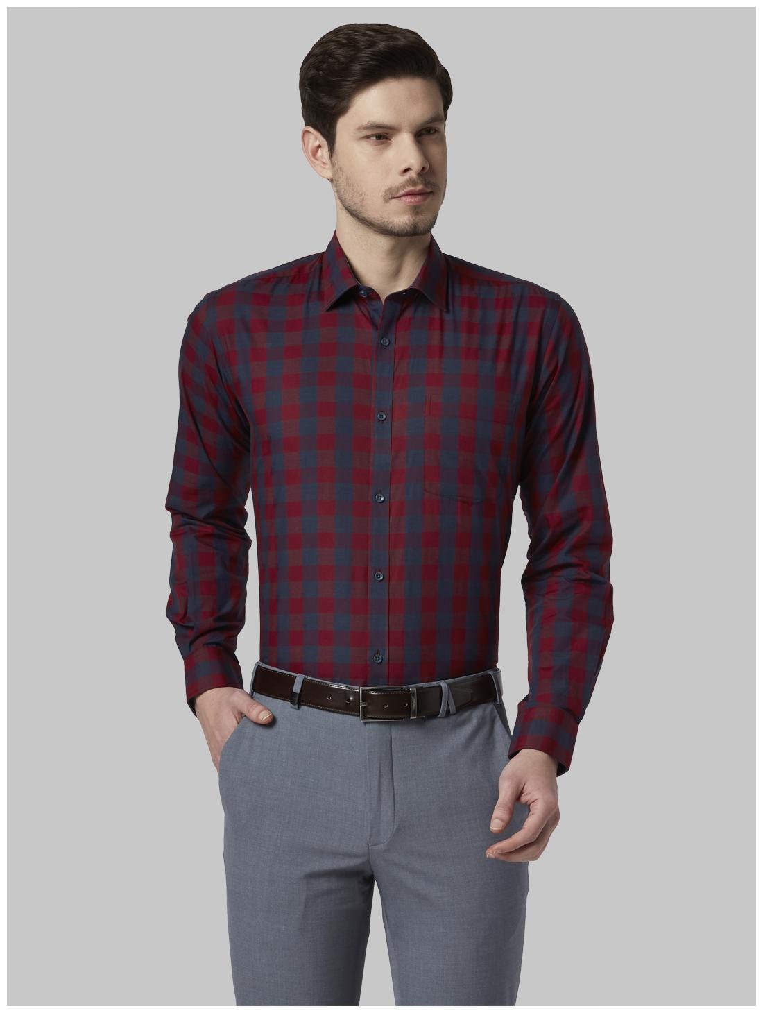 

Park Avenue Men Slim fit Formal Shirt - Maroon