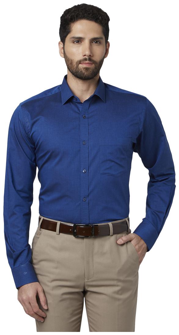 

Park Avenue Men Slim fit Formal Shirt - Blue