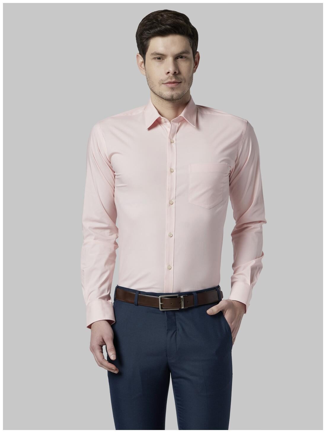 

Park Avenue Men Slim fit Formal Shirt - Red