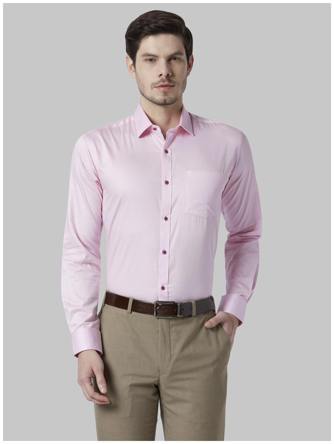 

Park Avenue Men Slim fit Formal Shirt - Pink