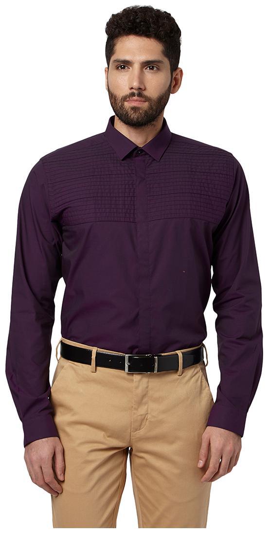 

Park Avenue Men Slim fit Formal Shirt - Purple