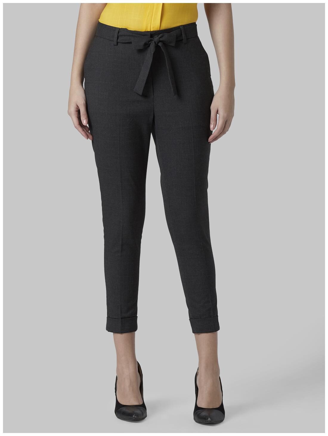 

Park Avenue Women Grey Regular fit Regular trousers