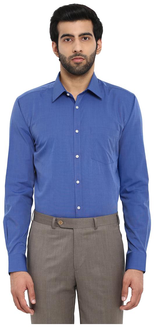 

Park Avenue Men Super slim fit Formal Shirt - Blue