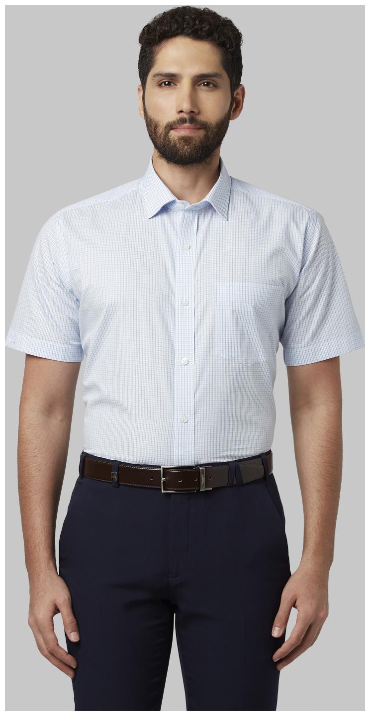 

Park Avenue Men Regular fit Formal Shirt - Blue