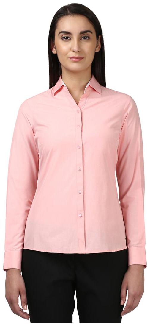 

Park Avenue Women Pink Solid Regular Fit Shirt
