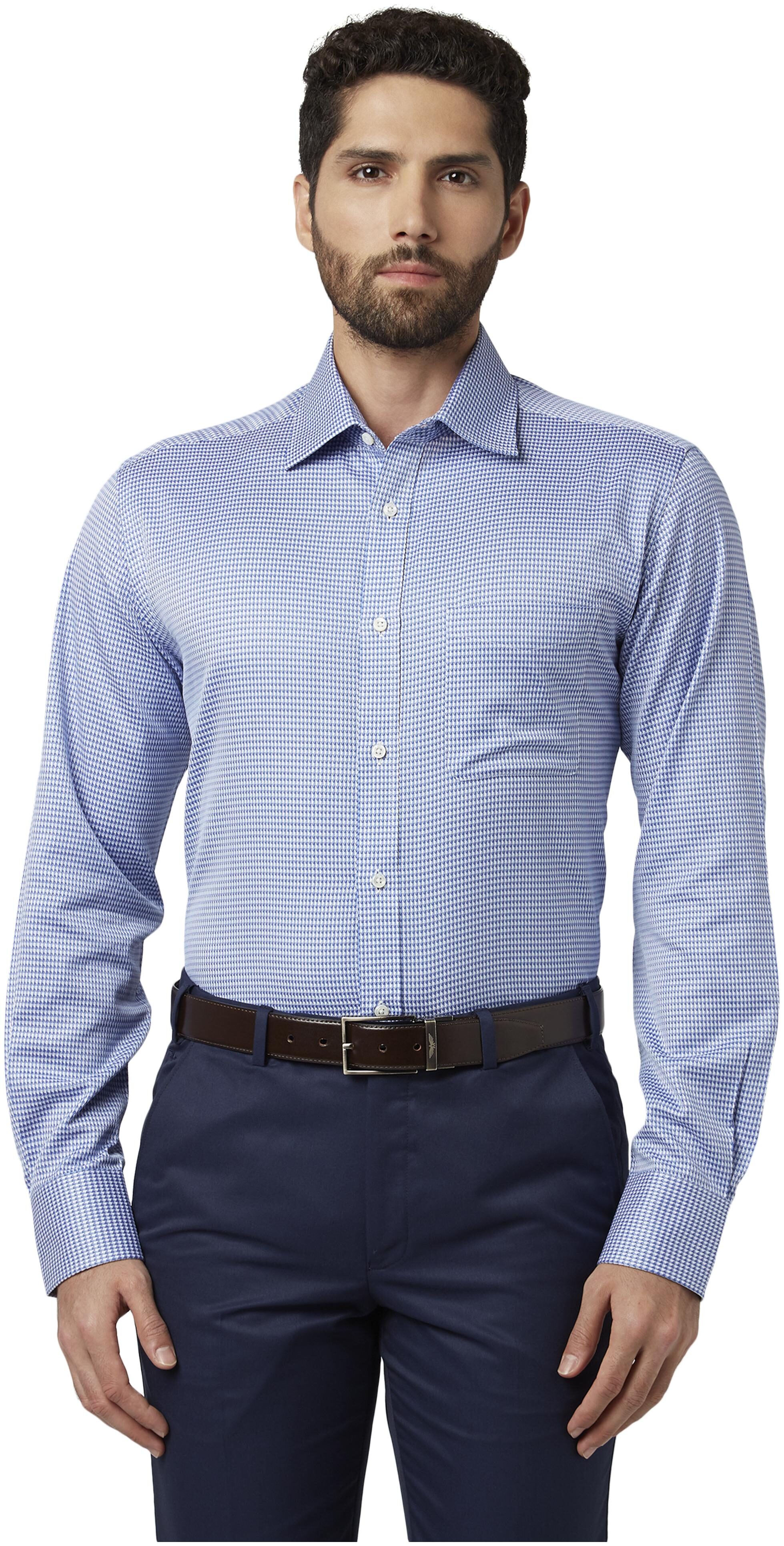 

Park Avenue Men Regular fit Formal Shirt - Blue