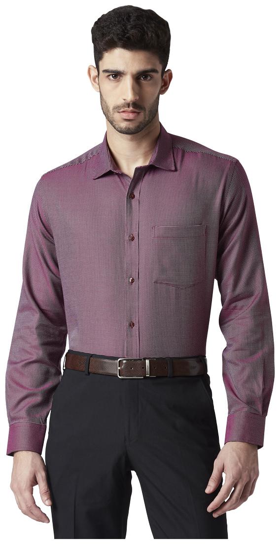 

Park Avenue Men Regular fit Formal Shirt - Purple