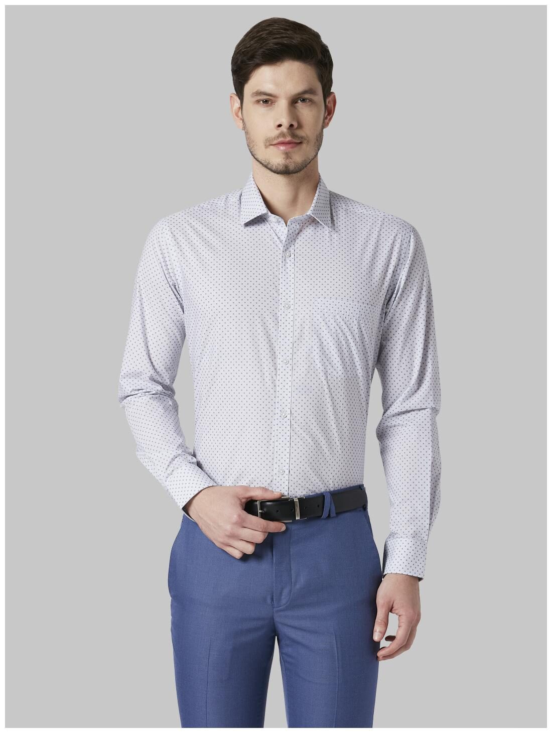 

Park Avenue Men Slim fit Formal Shirt - Grey