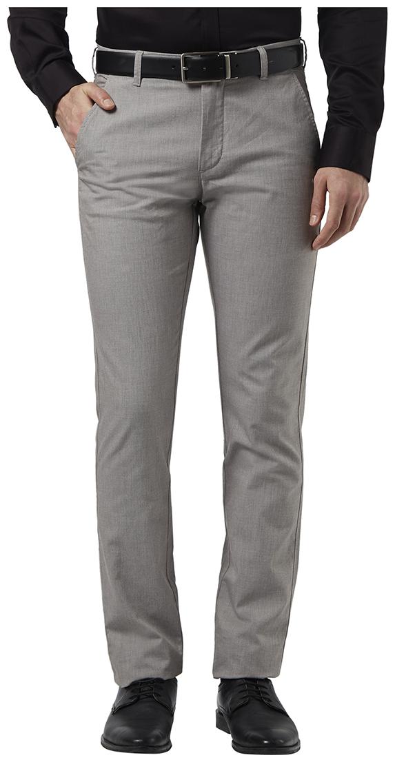 

Park Avenue Men Brown Solid Regular fit Regular trousers