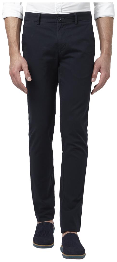 

Park Avenue Men Blue Solid Regular fit Regular trousers