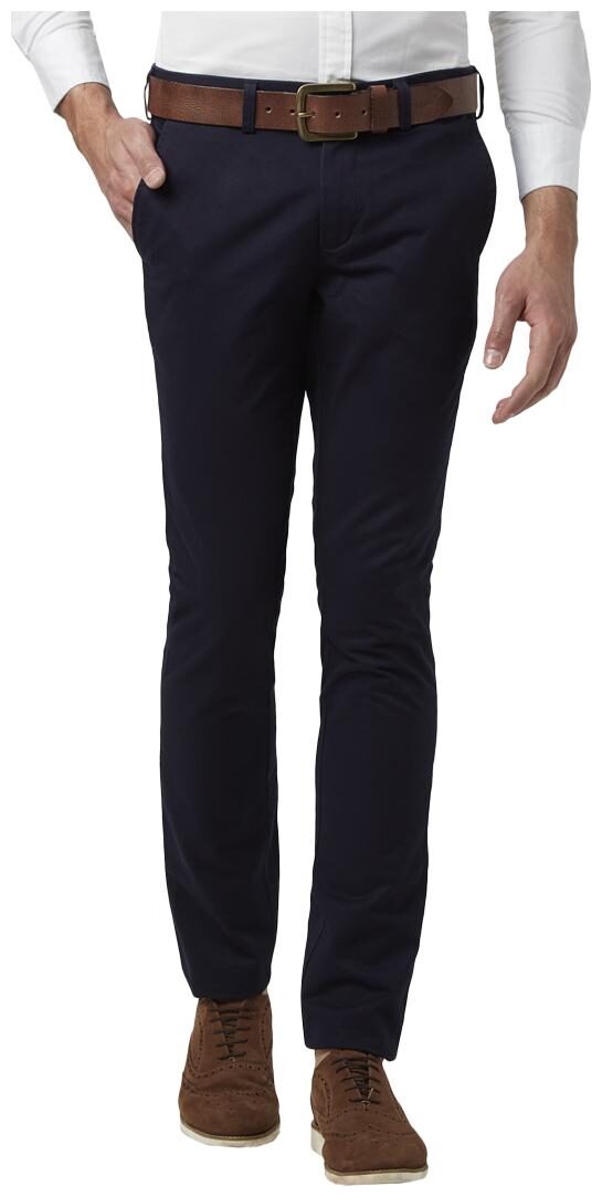 

Park Avenue Men Blue Solid Regular fit Regular trousers
