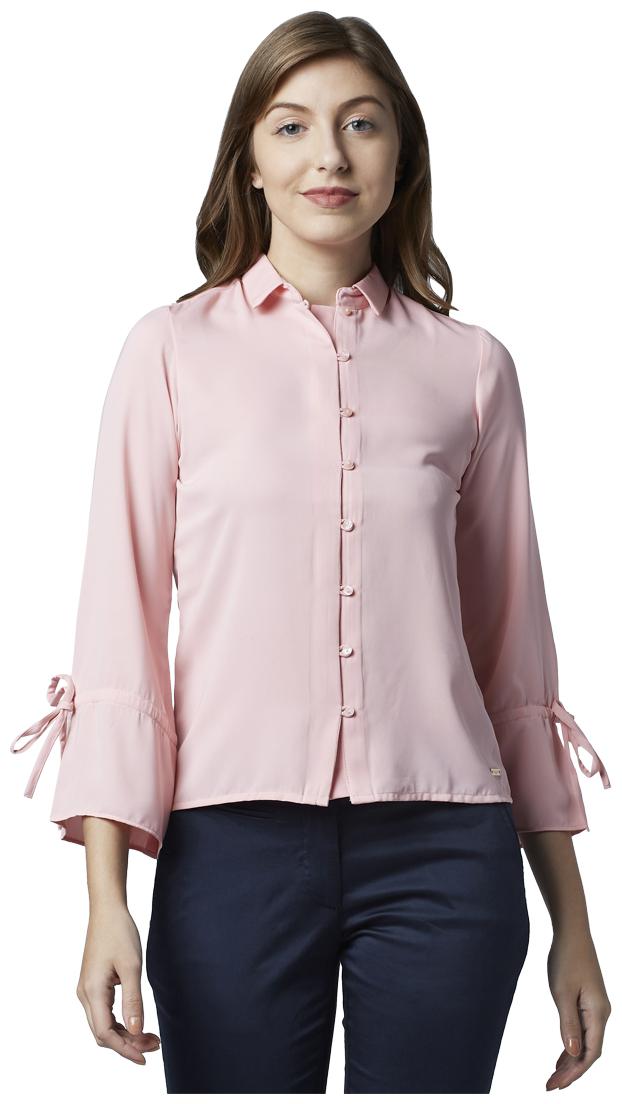 

Park Avenue Women Solid Regular top - Pink