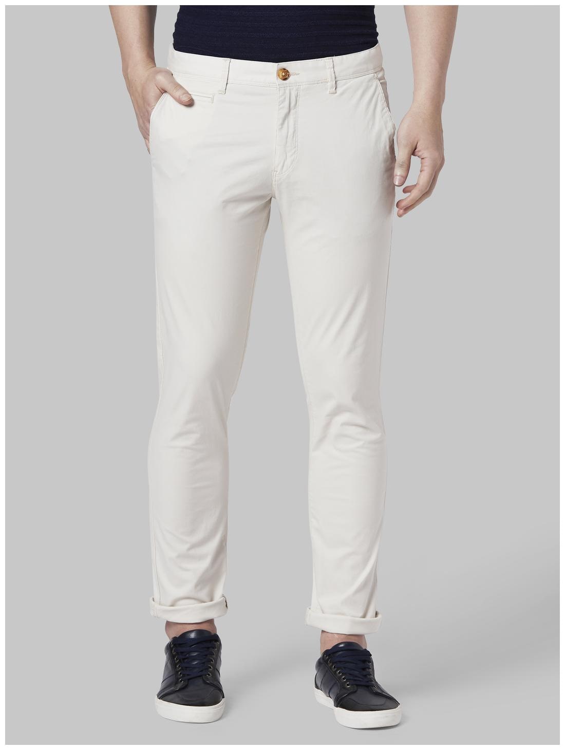 

Park Avenue Men Yellow Solid Regular fit Regular trousers