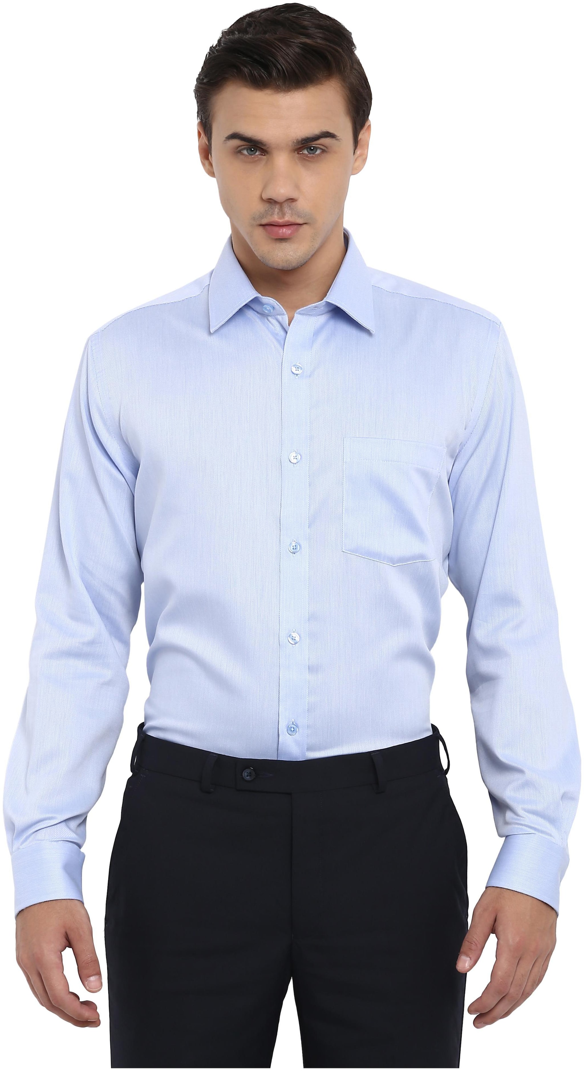 

Park Avenue Men Regular fit Formal Shirt - Blue
