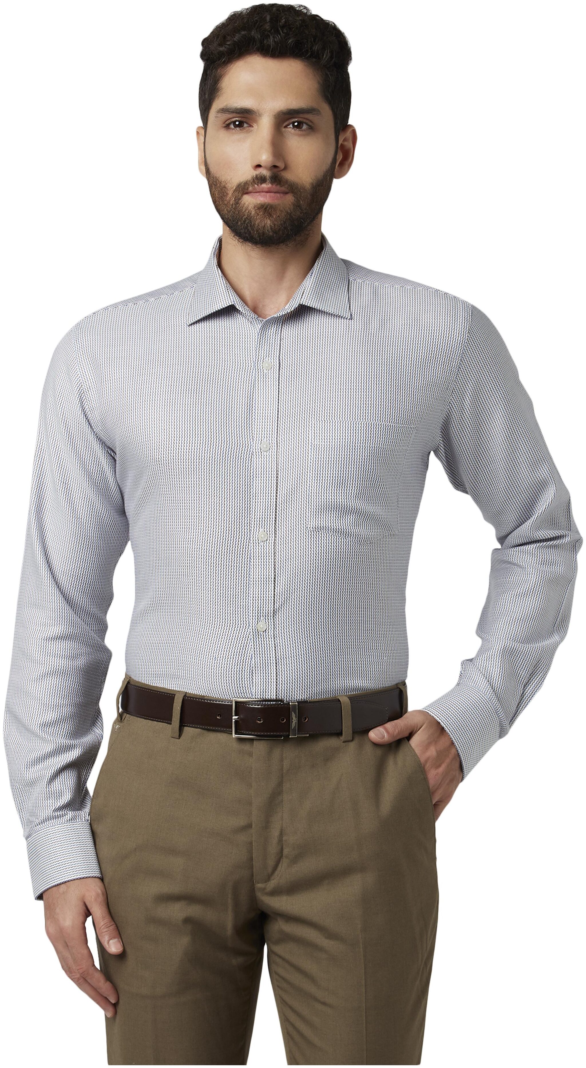 

Park Avenue Men Slim fit Formal Shirt - Grey