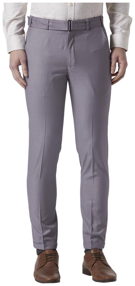 

Park Avenue Men Solid Regular Fit Formal Trouser - Grey