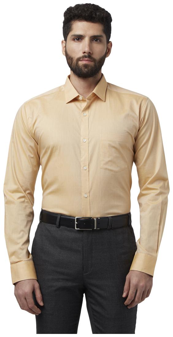 

Park Avenue Men Slim fit Formal Shirt - Yellow