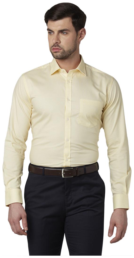 

Park Avenue Men Slim fit Formal Shirt - Yellow