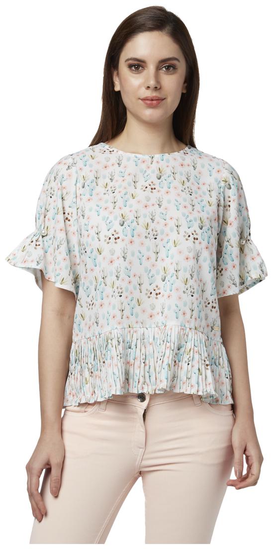 

Park Avenue Women Solid Regular top - Multi
