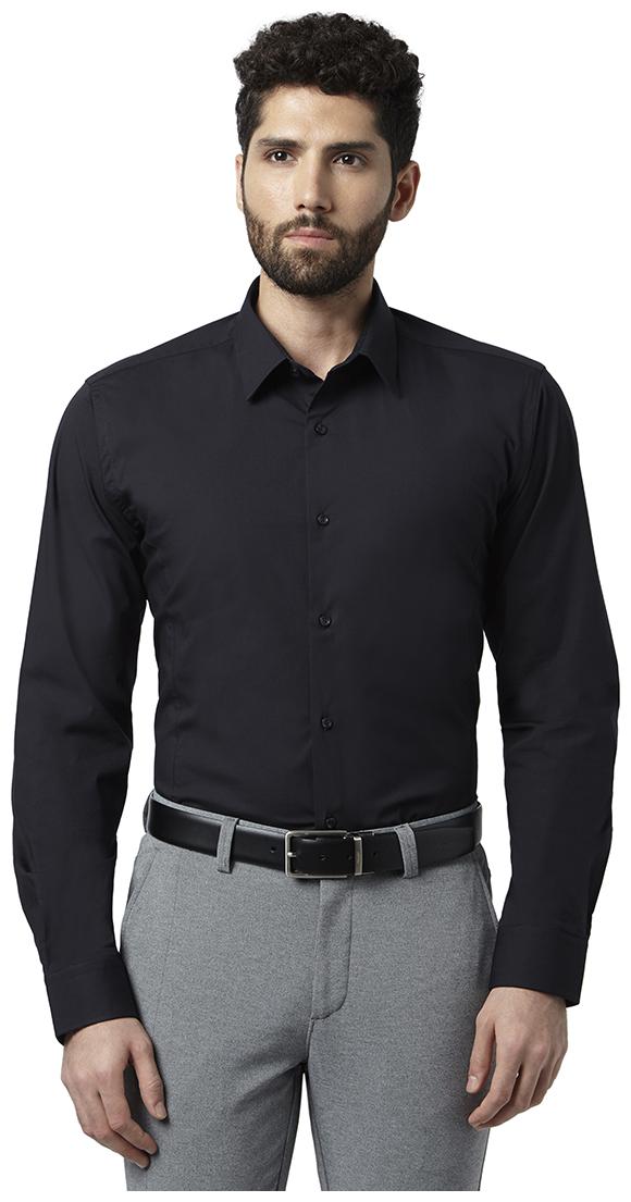 

Park Avenue Men Slim fit Formal Shirt - Black