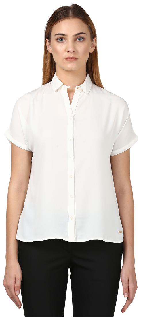

Park Avenue Women Women Solid Regular top - White