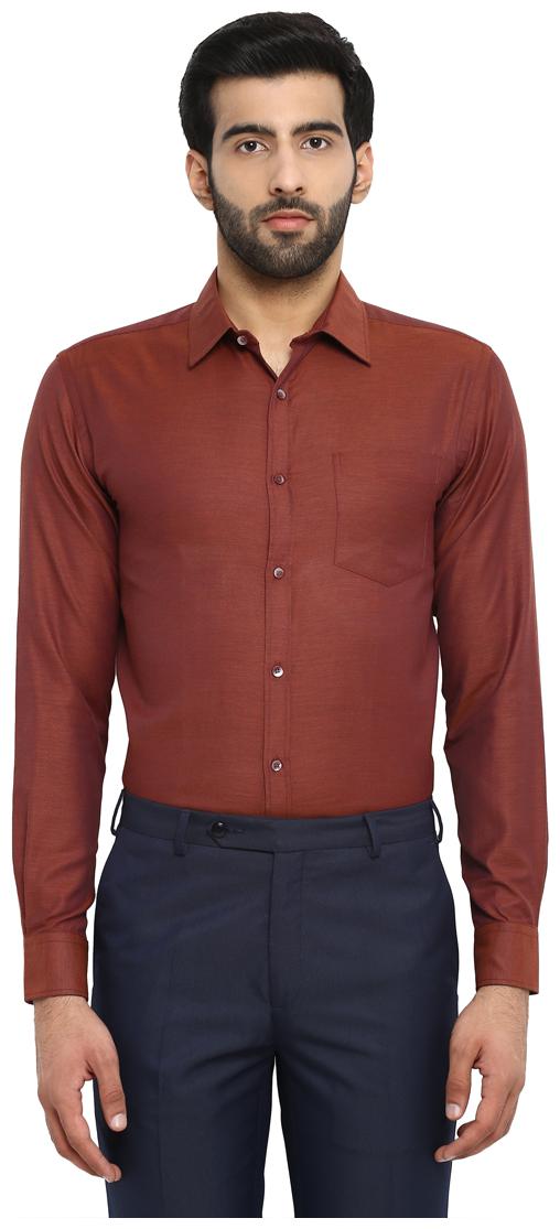 

Park Avenue Men Slim fit Formal Shirt - Brown