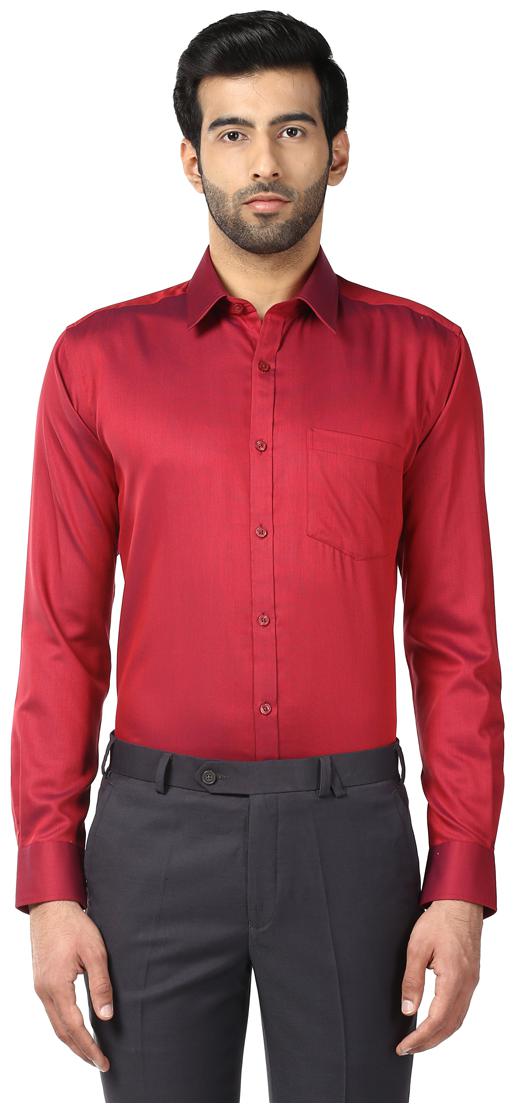 

Park Avenue Men Slim fit Formal Shirt - Red