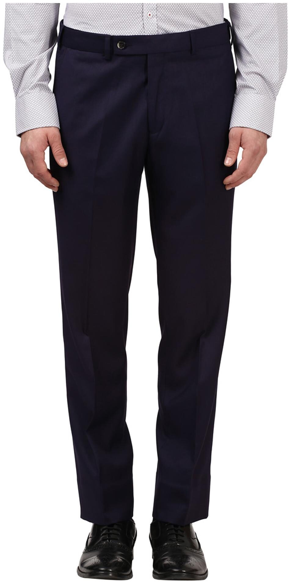 

Park Avenue Men Solid Regular Fit Formal Trouser - Black