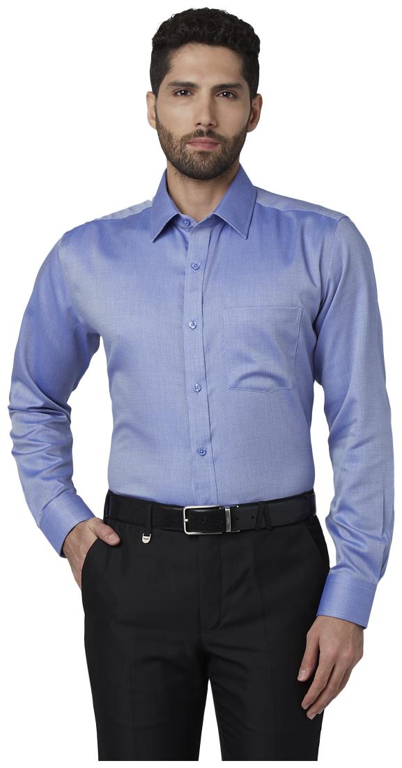 

Park Avenue Men Regular fit Formal Shirt - Blue