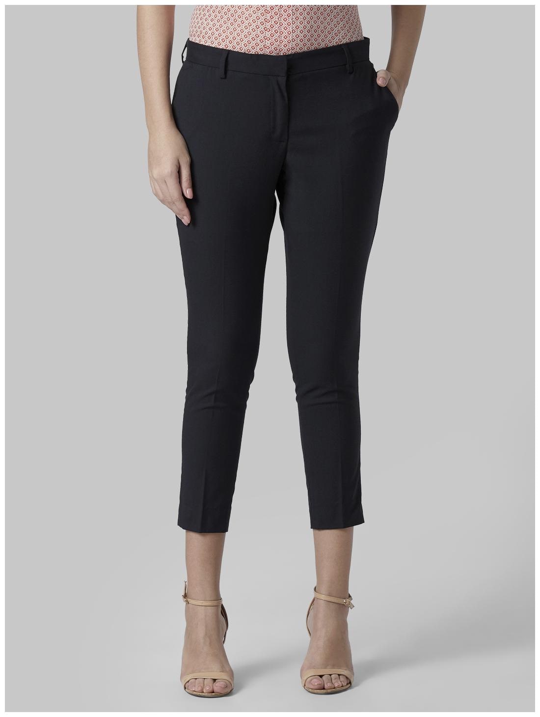 

Park Avenue Women Blue Regular fit Regular trousers