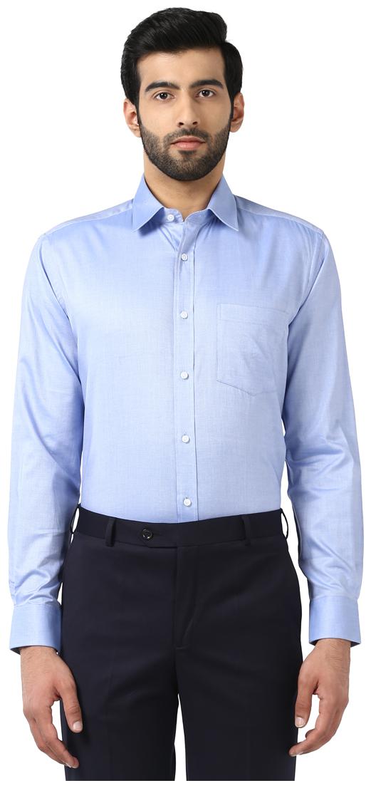 

Park Avenue Men Regular fit Formal Shirt - Blue