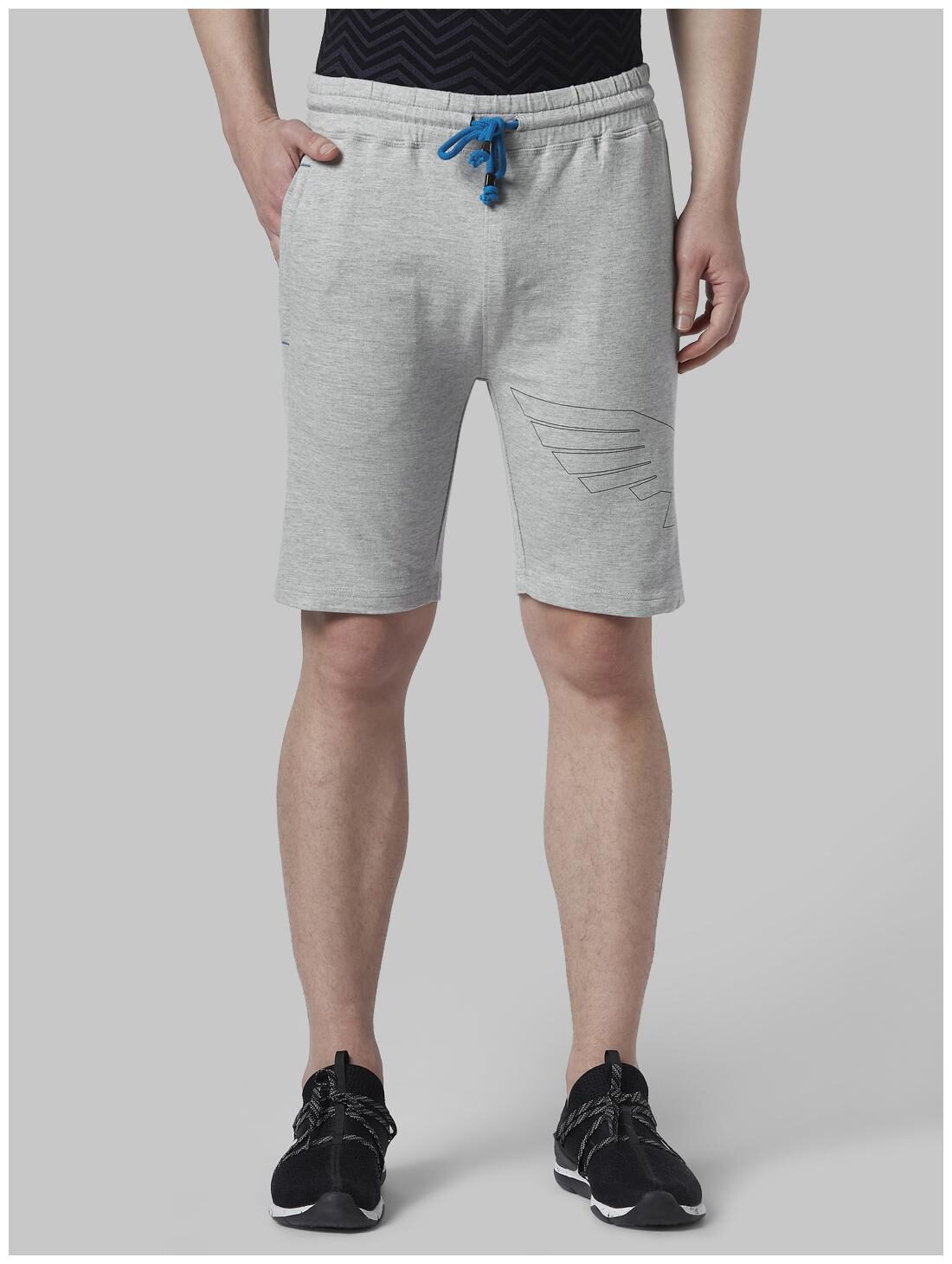 

Park Avenue Men Grey Regular Fit Regular Shorts