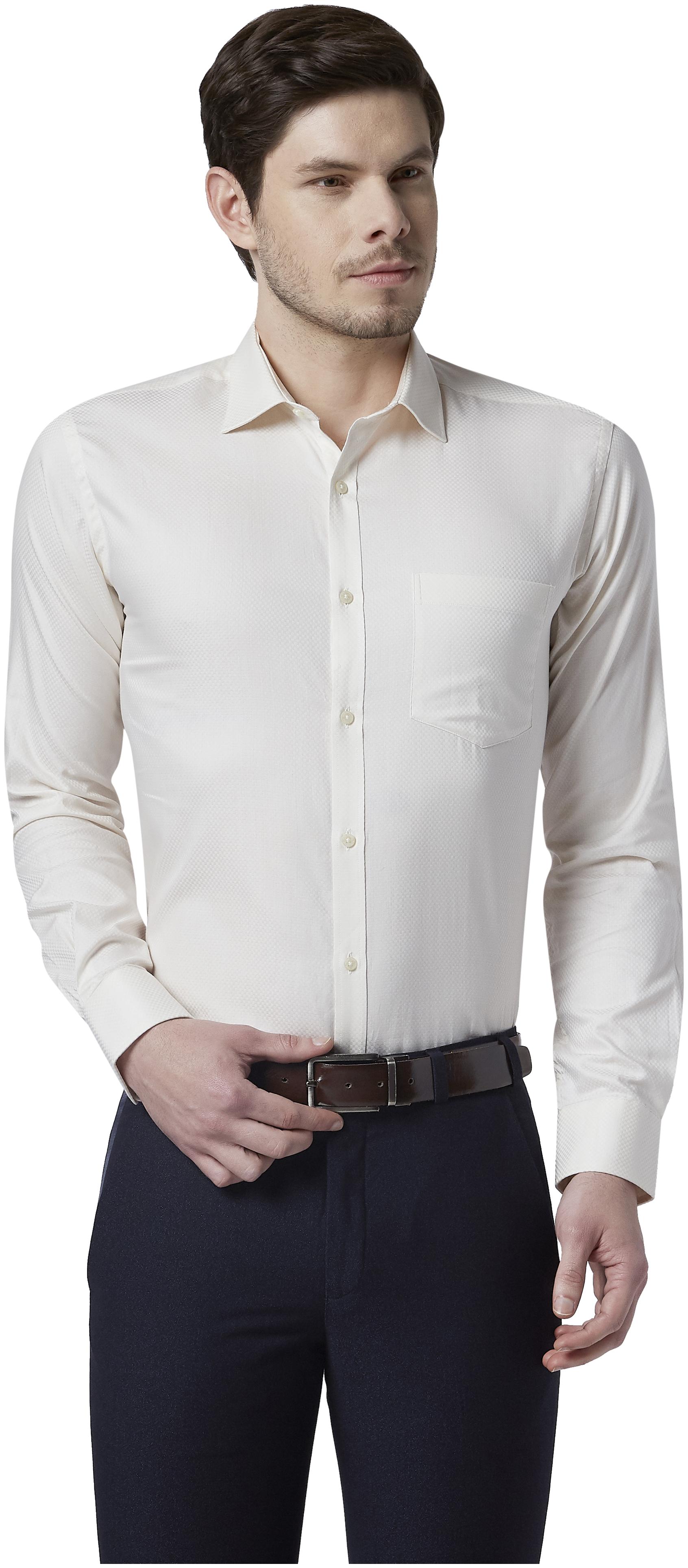 

Park Avenue Men Slim fit Formal Shirt - Yellow