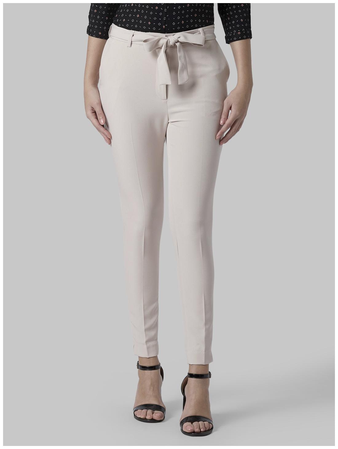 

Park Avenue Women Beige Regular fit Regular trousers