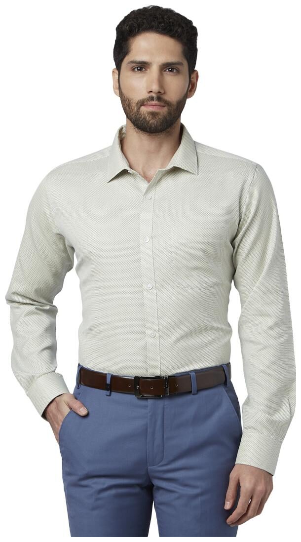 

Park Avenue Men Slim fit Formal Shirt - Yellow