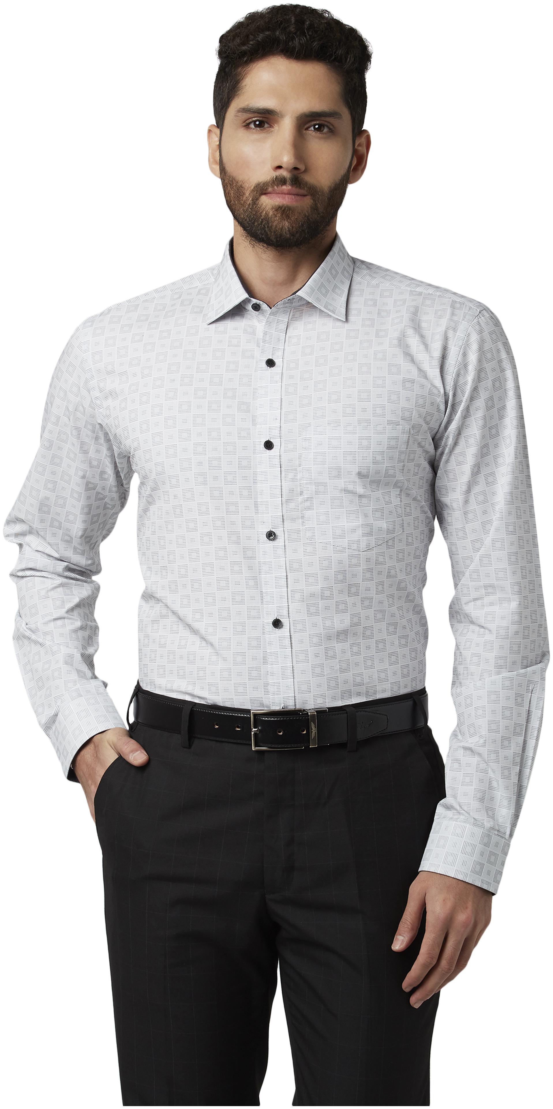 

Park Avenue Men Slim fit Formal Shirt - Grey