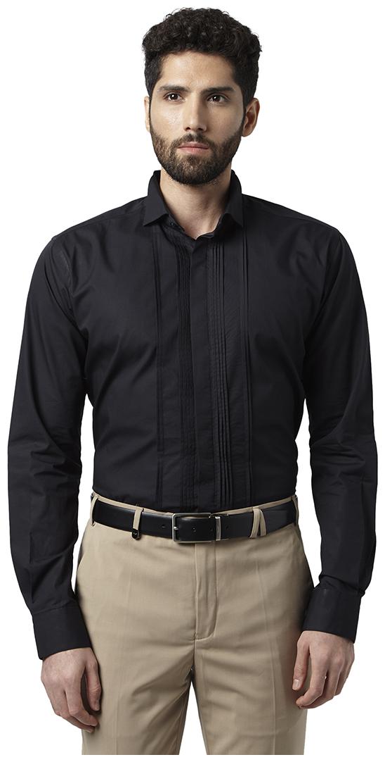 

Park Avenue Men Slim fit Formal Shirt - Black