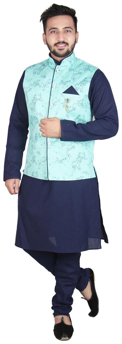 

Partaywear Kurta PAJAMA JACKET For MAN