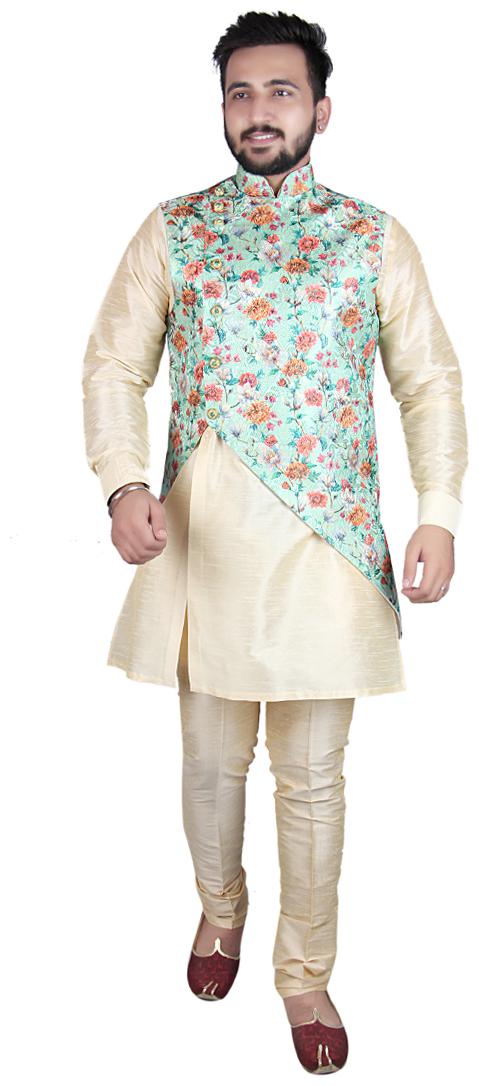 

Partaywear Kurta PAJAMA JACKET For MAN