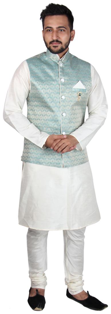 

Partaywear Kurta PAJAMA JACKET For MAN