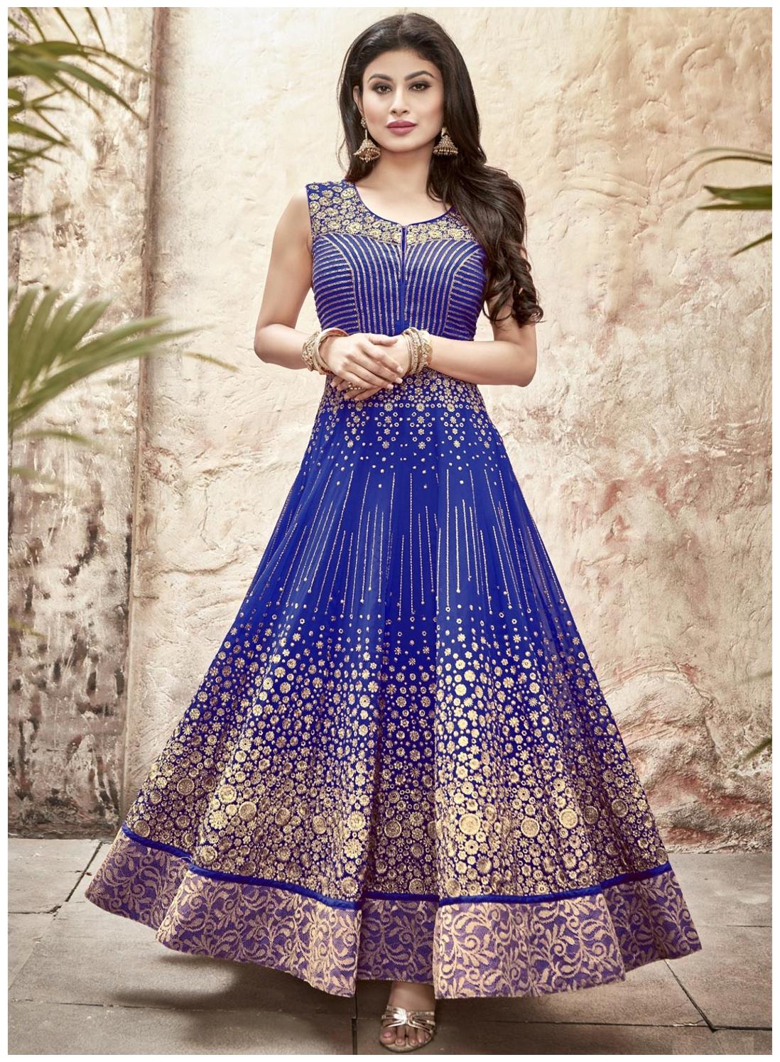 

Party wear Embroidery dress materials with Dupatta (For every Girl Women not size issue)