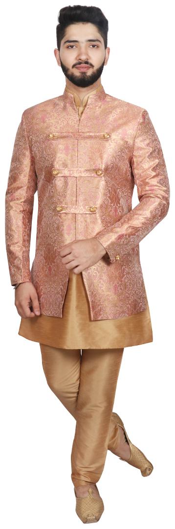 

Partywear Kurta Pant With Indo For Men