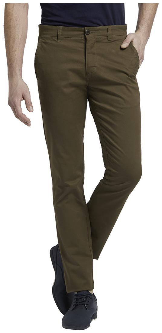 

Parx Men Brown Solid Tapered fit Regular trousers