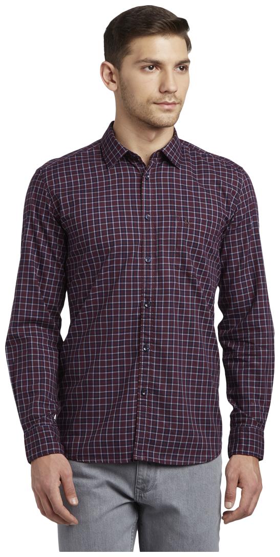 

Parx Men Multi Checked Slim Fit Casual Shirt