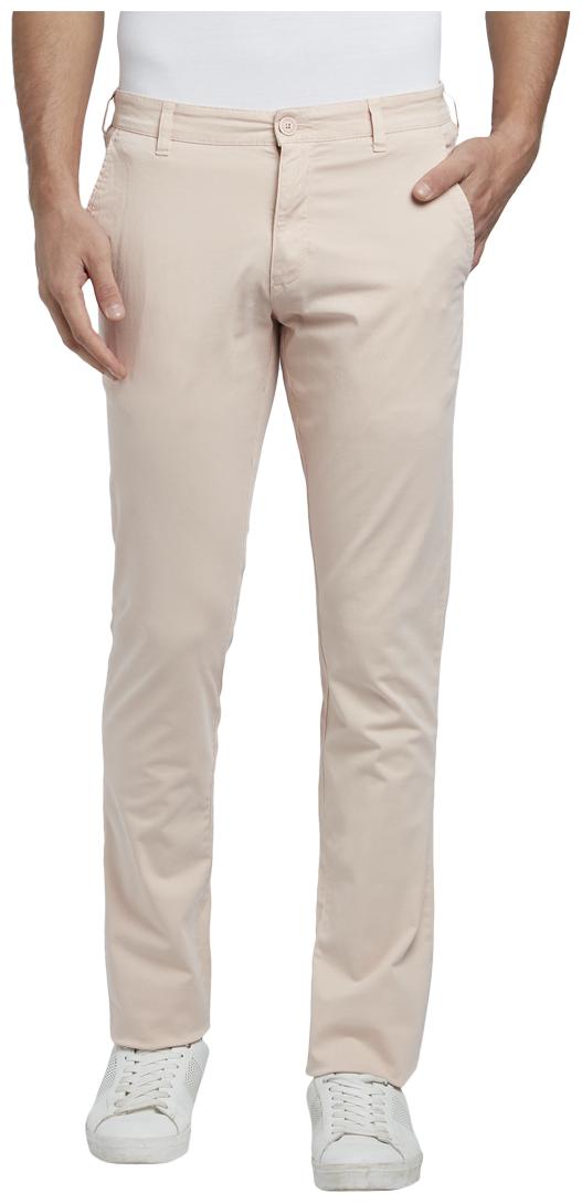 

Parx Men Beige Solid Tapered fit Regular trousers
