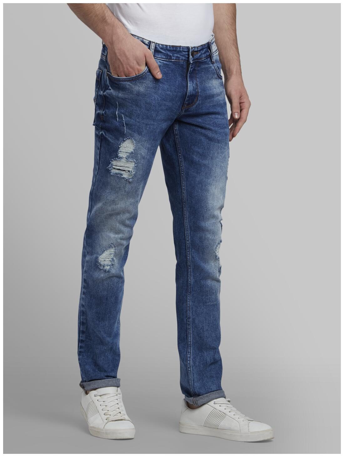 

Parx Men Blue Tapered Fit Jeans